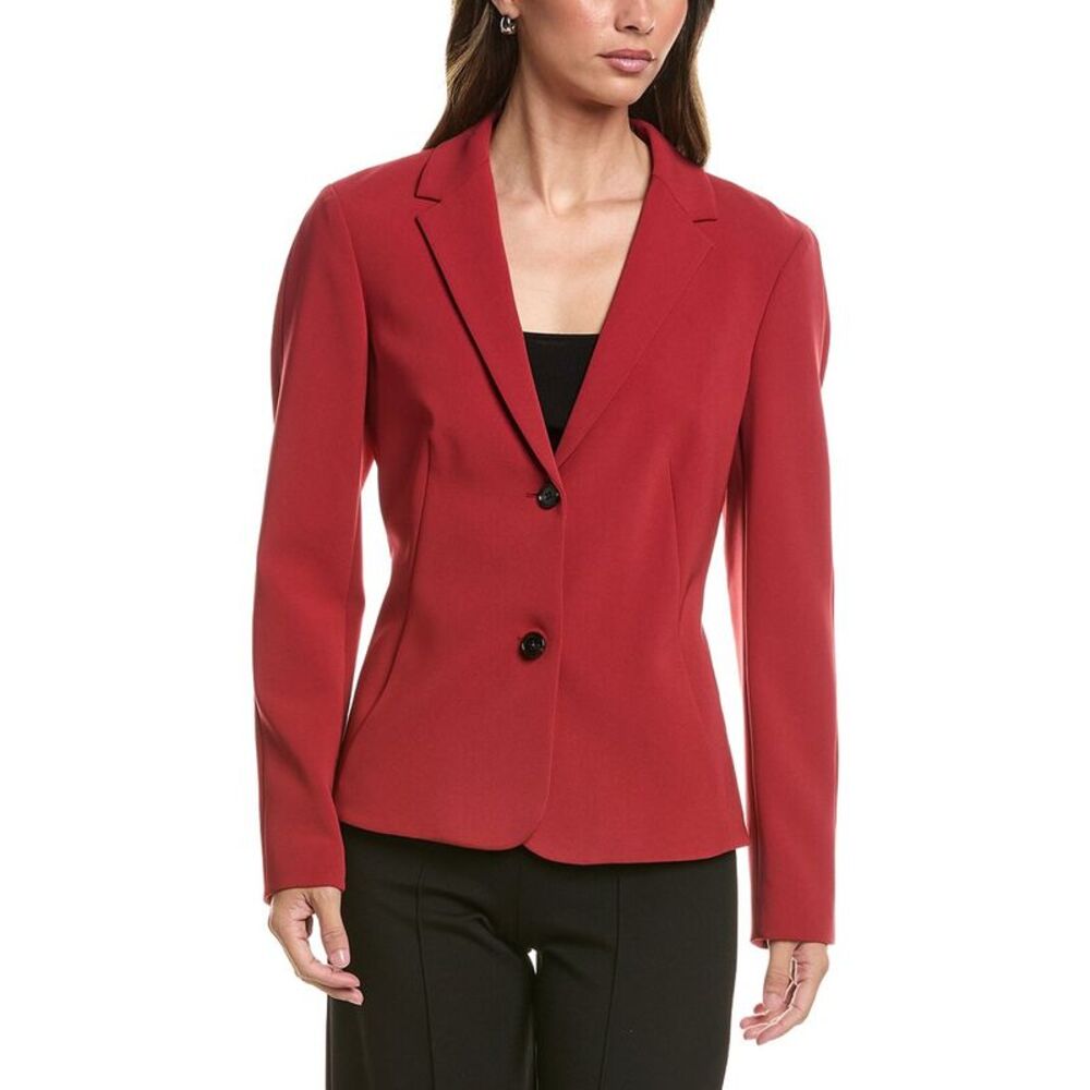 Theory Womens  Admiral Crepe Shaped Blazer